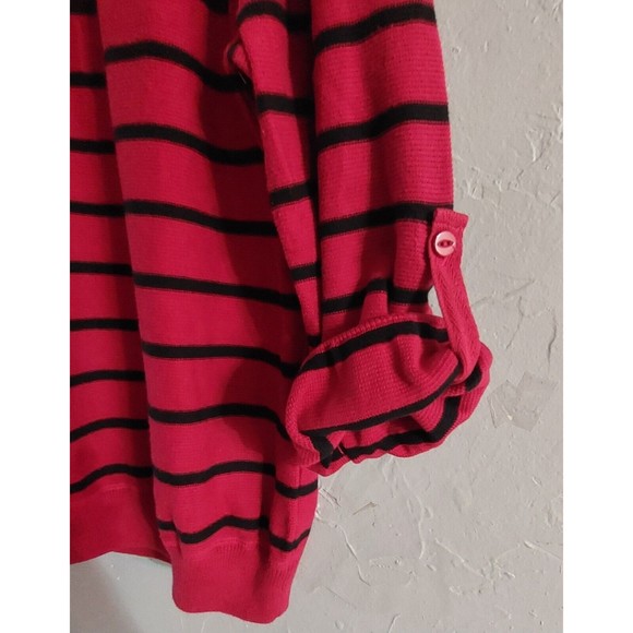 Grace Elements Sweater Tops Women XL, Striped ,long Sleeve, 100% Cotton. - Picture 10 of 12